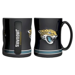 Boelter Brands NFL 2 Pack Jacksonville Jaguars Relief Mug   15 oz