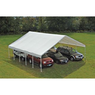 ShelterLogic Ultra Max 24Ft.W Industrial Canopy   50ft.L x 24ft.W x 12ft.H, 2