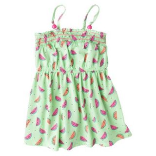 Circo Infant Toddler Girls Smocked Top Watermelon Sun Dress   Mellow Green 5T