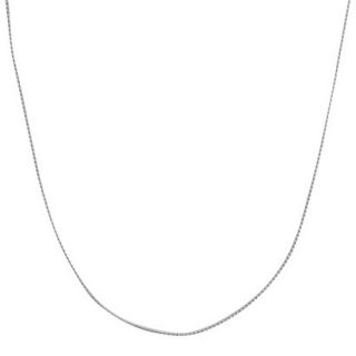 Sterling Silver Serpentine Chain Necklace   Silver (16)