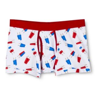 Mossimo Supply Co. Mens Popsicle Print Boxer Briefs   Red L