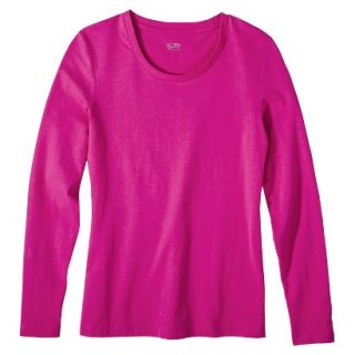 C9 by Champion Womens Long Sleeve Power Workout Tee   Vivid Pink XL