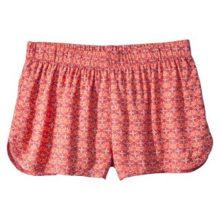 Mossimo Supply Co. Juniors Soft Printed Short   Coral Print XXL(19)