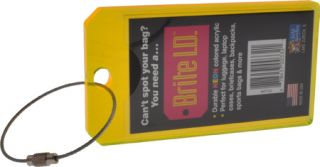 Brite I.D. Luggage Tag (Set of 3)   Yellow ID Tags