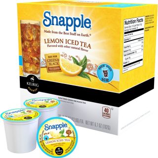 Snapple Lemon Iced Tea K cup Portion Packs For Keurig K Cup Brewer (case Of 88)