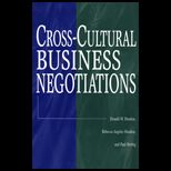 Cross Cultural Business Negotiations