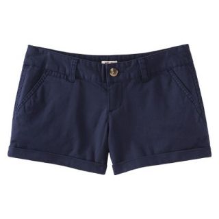 Mossimo Supply Co. Juniors Mid Length Woven Short   In the Navy 13