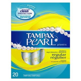 Tampax Pearl Regular Unscented, 18 count