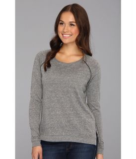 Alternative Apparel Locker Room Pullover Womens Long Sleeve Pullover (Gray)