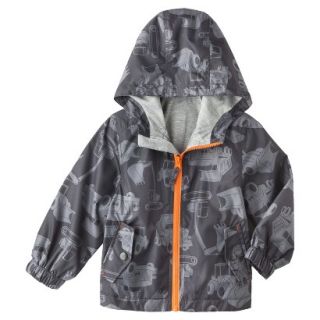 Just One You by Carters Infant Toddler Boys Truck Windbreaker Jacket   Gray 2T
