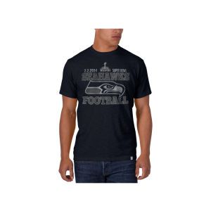 Seattle Seahawks 47 Brand NFL Super Bowl XLVIII Stacked Scrum T Shirt