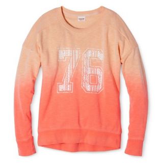 Mossimo Supply Co. Juniors Crew Neck Sweatshirt   Moxie Peach XL(15 17)