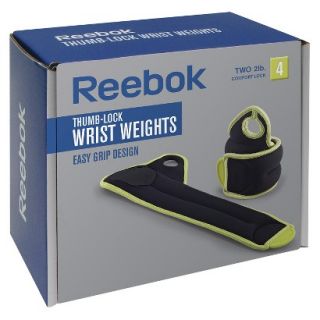 Reebok Thumblock Wrist Weight   Green(4 lb)