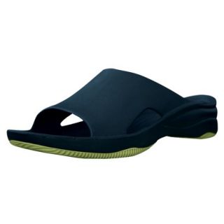 USADawgs Navy/Lime Green Premium Womens Slide/Rubber Sole   11