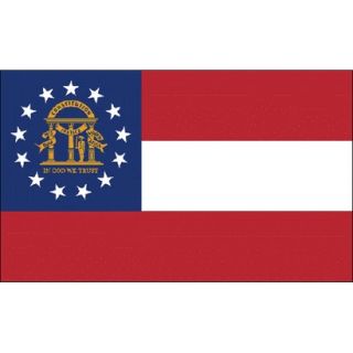 Georiga State Flag   3 x 5