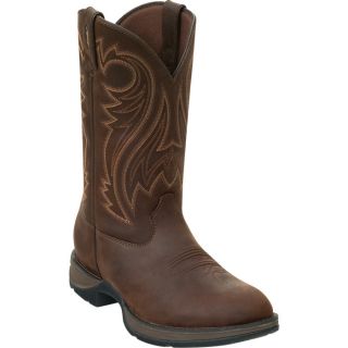 Durango Rebel 12 Inch Pull On Western Boot   Chocolate, Size 8 1/2 Wide, Model