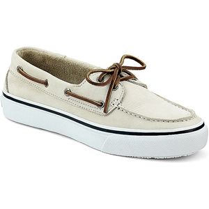 Sperry Top Sider Mens Bahama Washable Bone Shoes, Size 8 M   1048602