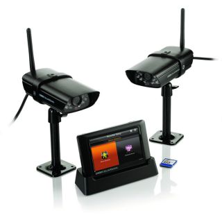 Guardian 4 Channel, 2 Outdoor Camera Wireless Surveillance System with 4.3In.