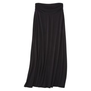 Merona Womens Knit Maxi Skirt   Black   M