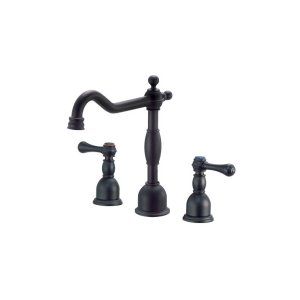 Danze D304057BS Satin Black Opulence Two Handle Widespread Lavatory Faucet