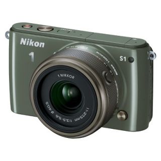 Nikon 1 S1 10.1MP Digital Camera with 11 27.5mm Lens   Khaki