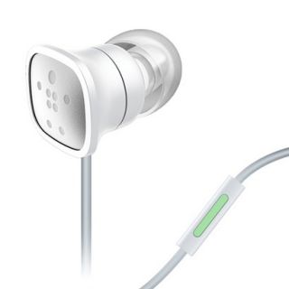Belkin PureAV 006 Extra Bass In Ear Headphones   White