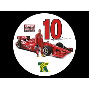 Tony Kanaan IndyCar 3 Inch Round Decal
