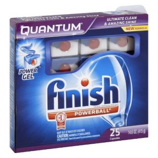 Finish Quantum Power Gel Dishwasher Detergent 25 ct