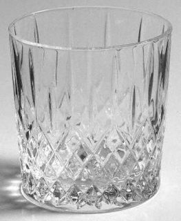Royal Crystal Rock Puccini Old Fashioned   Clear,Crisscross&Vertical Cut,No Trim
