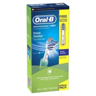 Oral B Professional Deep Sweep Triaction 1000 Rechargeable Electric Toothbrush