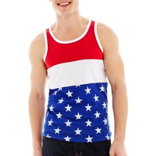Stars and Stripes Tank Top, Red/Blue, Mens