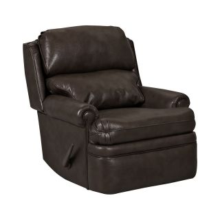 Sylvan Faux Leather Recliner, Timberland Java