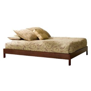 Queen Bed Fashion Bed Group Murray Platform Bed   Brown