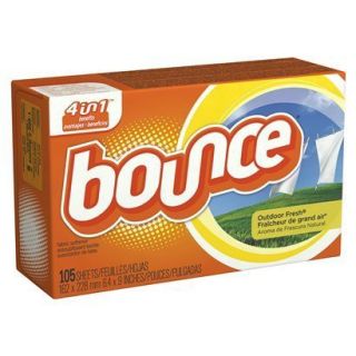 Bounce Outdoor Fresh Dryer Sheets   105 Count