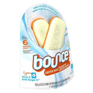 Bounce Free & Gentle Unscented Dryer Bar   3.83 oz (6 months)