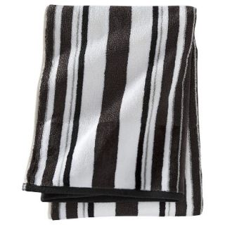 Threshold Stripe Bath Sheet   Black/White