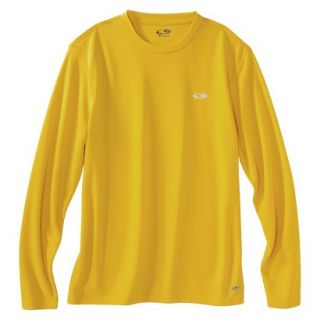 C9 by Champion Mens Advanced Duo Dry Training Long Sleeve Top   Yellow XL