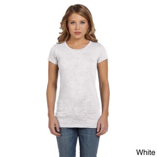 Bella Bella Womens Bernadette Burnout Crew Neck T shirt White Size XXL (18)