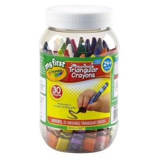 My First Crayola Triangular Crayons In Storage Container
