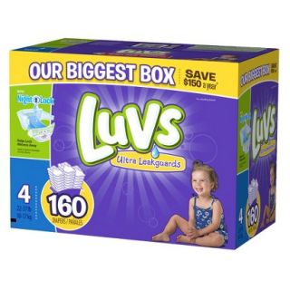 Luvs Ultra Leakguard Baby Diapers   Size 4 (160 Count)