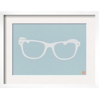 Art   White Glasses Framed Print