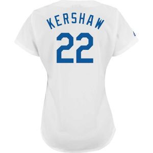 Los Angeles Dodgers Clayton Kershaw Majestic MLB Womens Replica Player Jersey