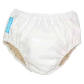 Charlie Banana Reusable Swim Diaper & Training Pant Size Large   White