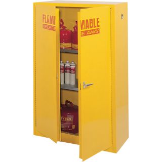 Sandusky Lee Compact Flammable Safety Cabinet   43 Inch W x 18 Inch D x 65 Inch