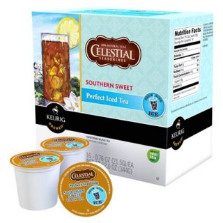 Keurig Celestial Seasonings Southern Sweet Tea Perfect Iced Tea K Cups, 16 Ct
