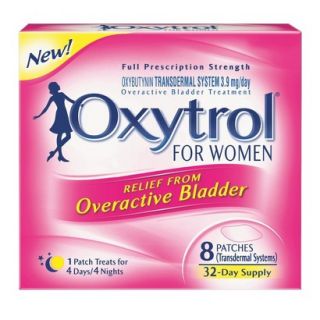 Oxytrol For Women   Relief From Overactive Bladder   8 Patches (32 Day Supply)