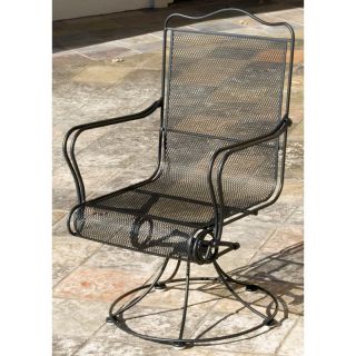 Woodard Tuscan Outdoor Swivel Dining Chair   Set of 2   WD1514