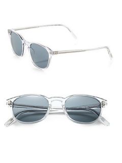 Oliver Peoples Fairmont 49mm Vintage Keyhole Sunglasses   Crystal