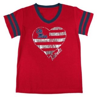 NCAA RED GIRLS TUNIC MISSISSIPPI   S