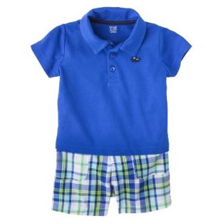 Just One YouMade by Carters Newborn Boys 2 Piece Short Set   Blue 18 M